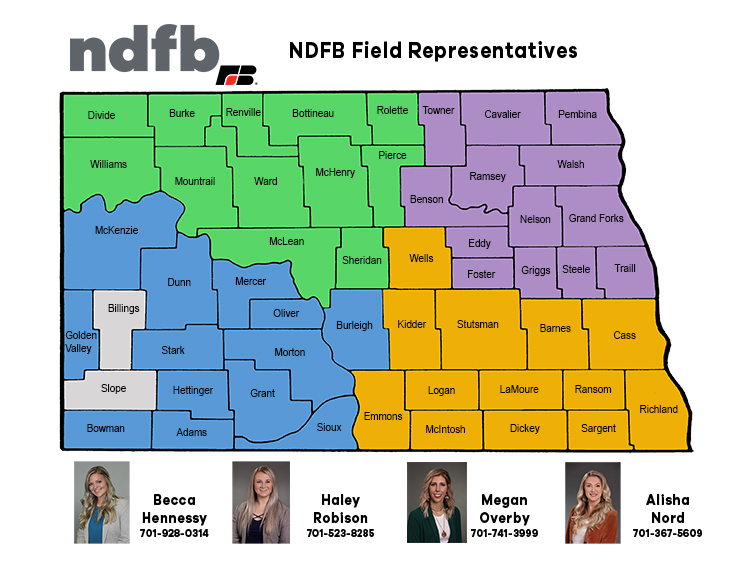Field staff county assignments