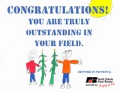 Outstanding in Your Field Postcard - Click to Download