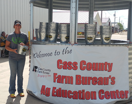 Carie at the Cass County Farm Bureau Ag Education Center