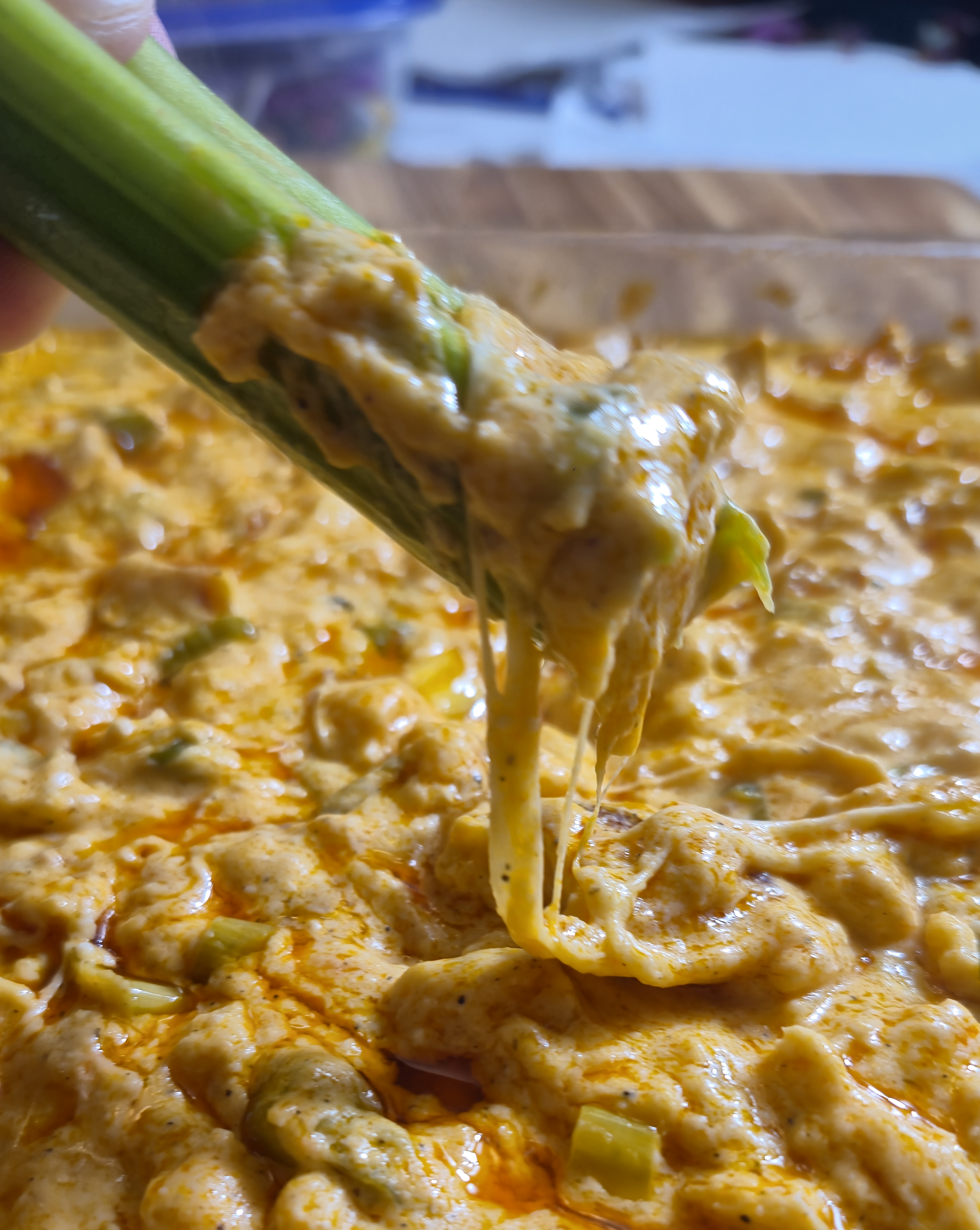 Buffalo Chicken Dip goes fast because it's that good