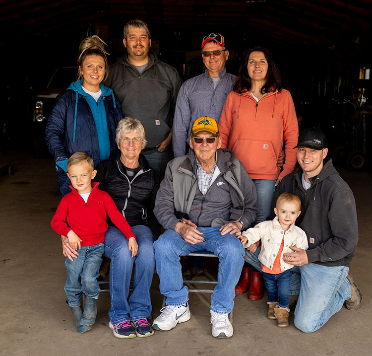 Chelsey Erdmann and family