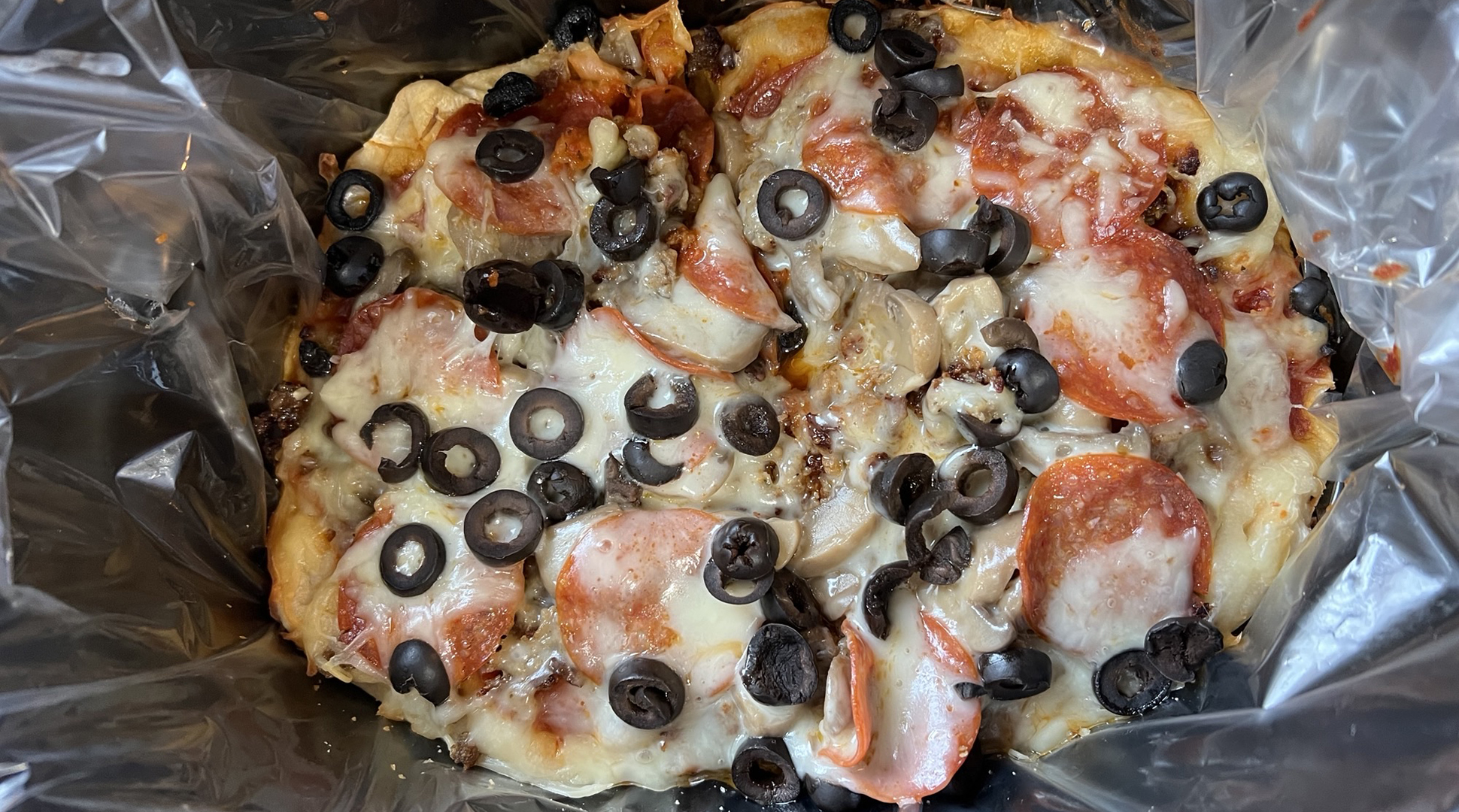 Crockpot pizza