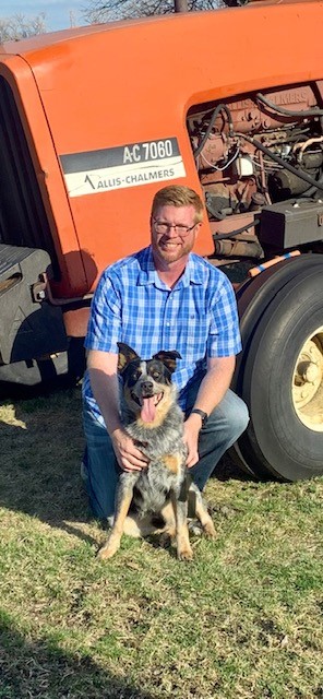 Darin and his dog, Toby