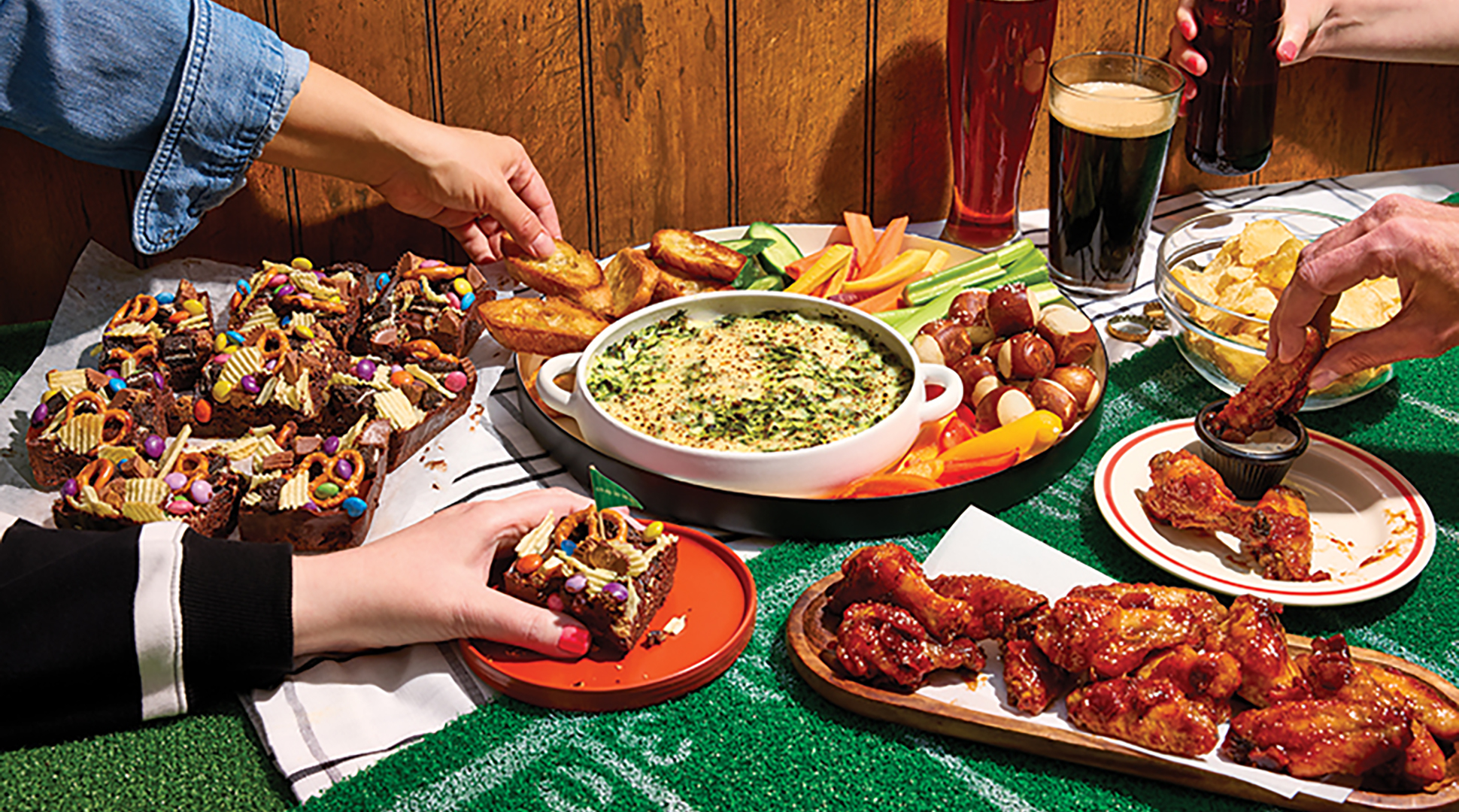 Fan fare for your Super Bowl table