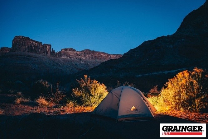 Go camping with Grainger