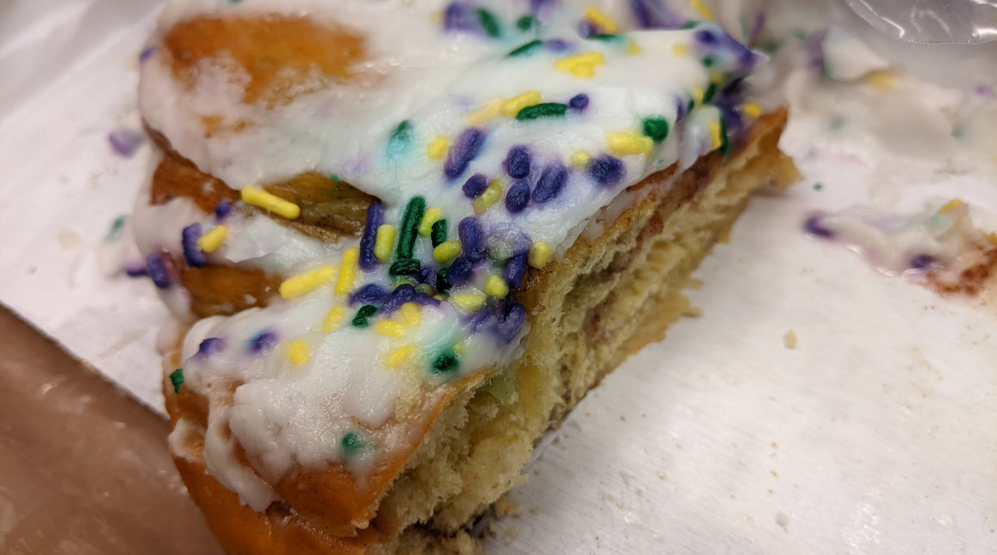 Fat Tuesday king cake