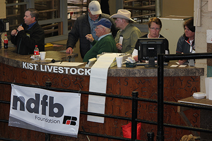 NDFB President Daryl Lies at Kist auction