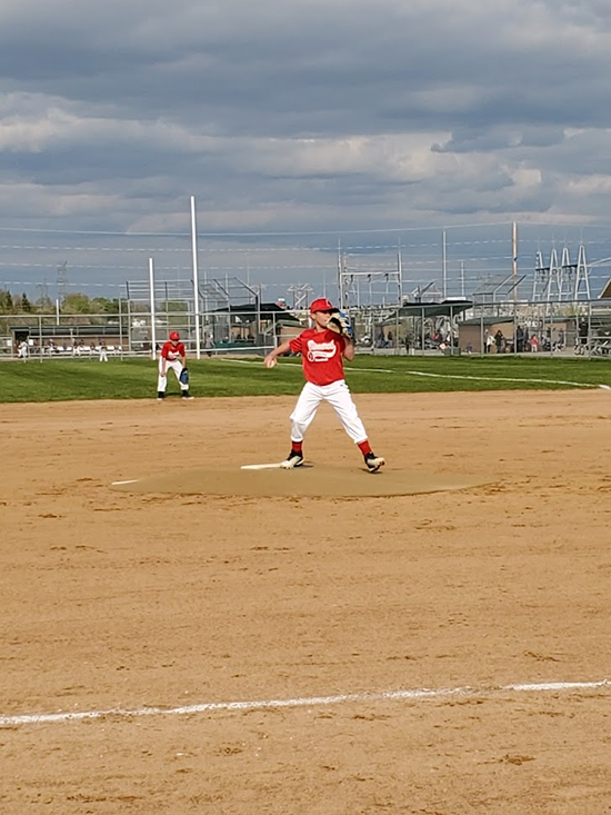 Throwing the baseball