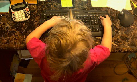 Maybe I should give HER my job for a while!