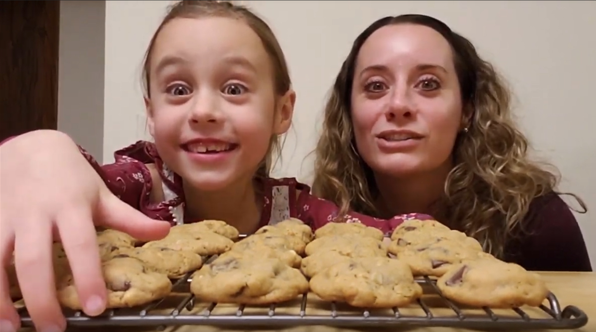 Peanut butter chocolate chunk cookies