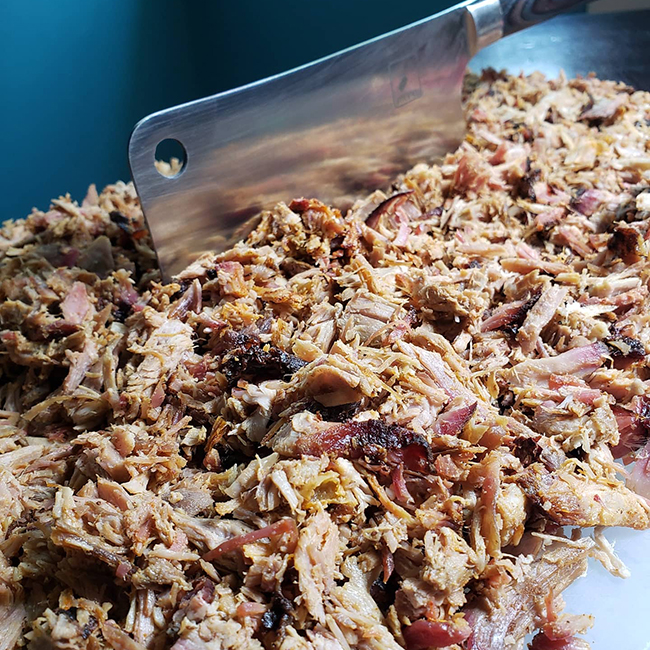 Smoked pulled pork