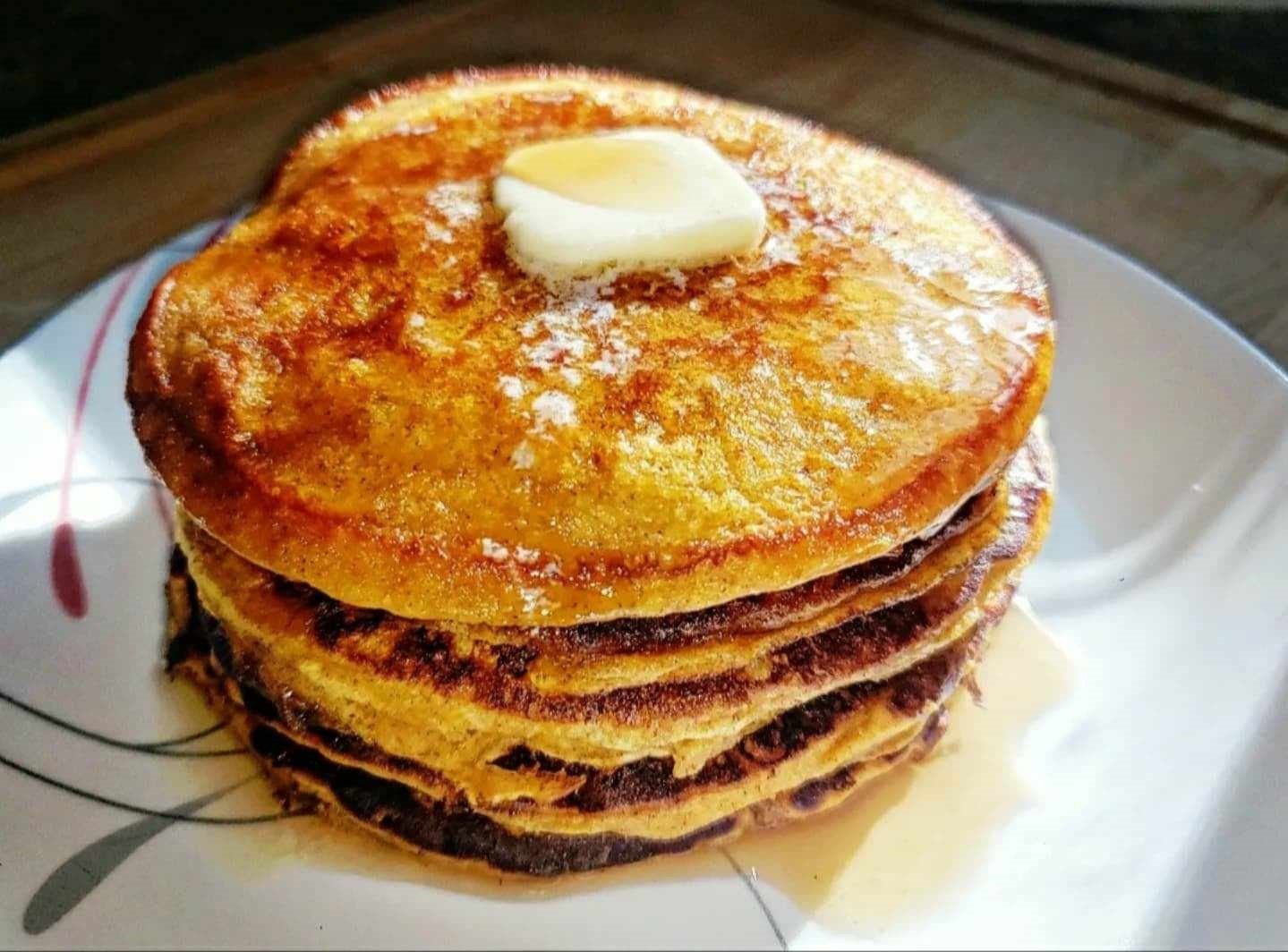 Pumpkin pancakes