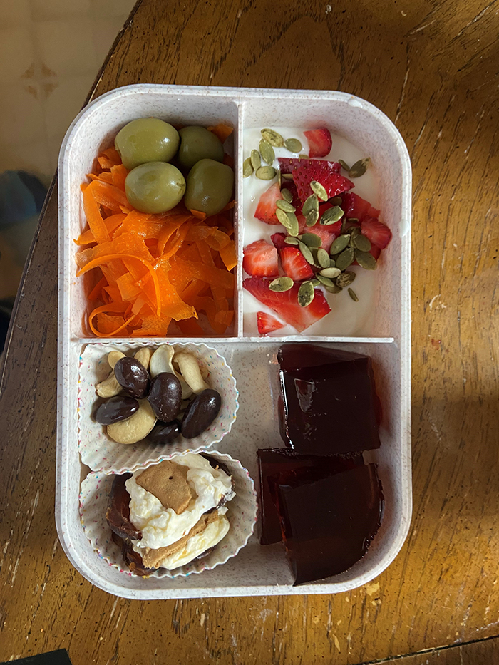 One of Sam's summer snack boxes