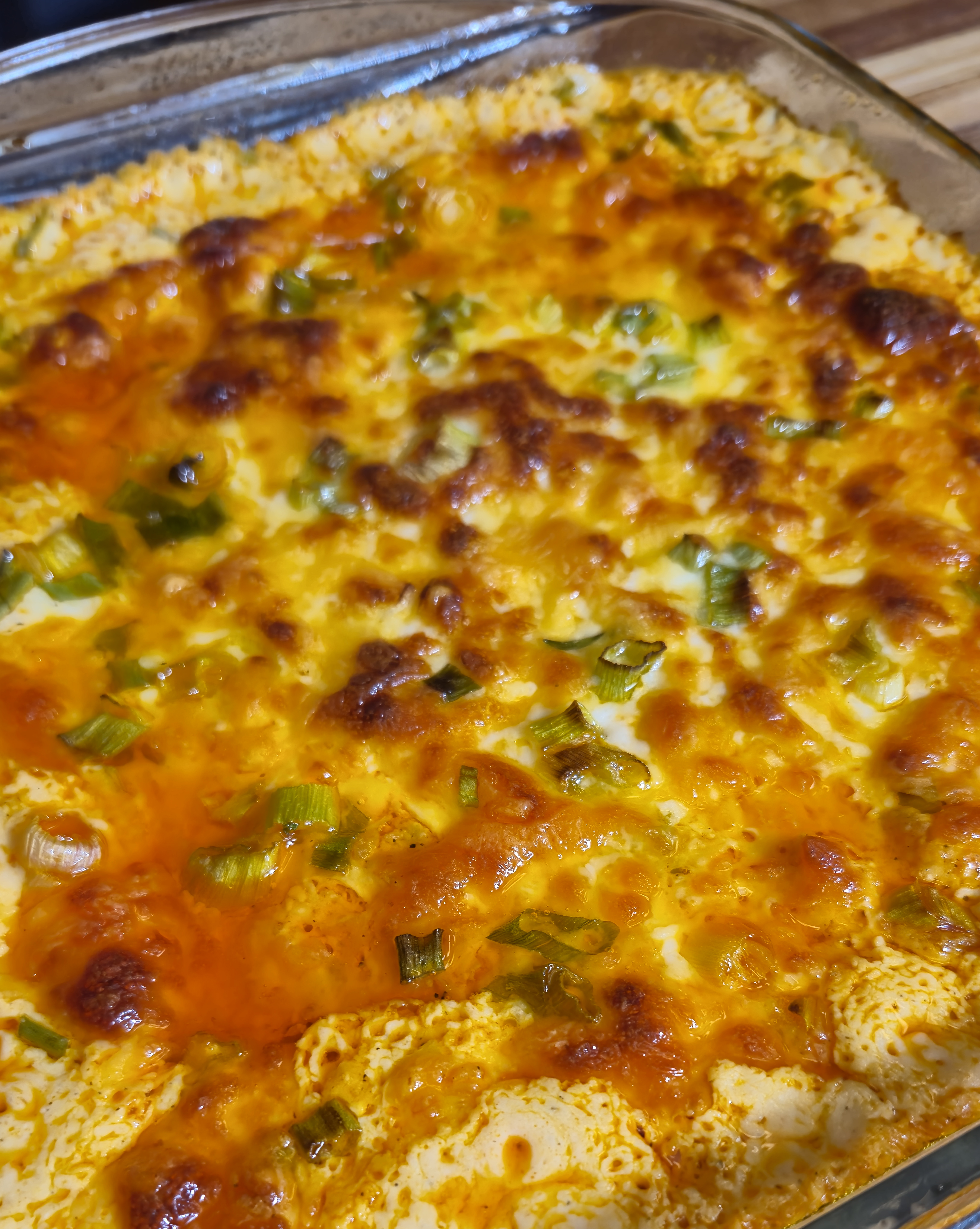 Scalloped potatoes with ham and leeks is amazing!