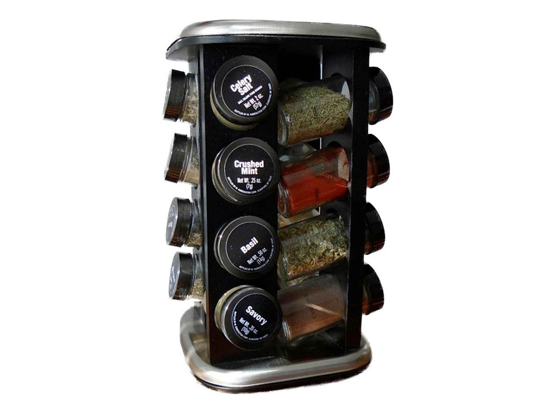 Typical spice rack