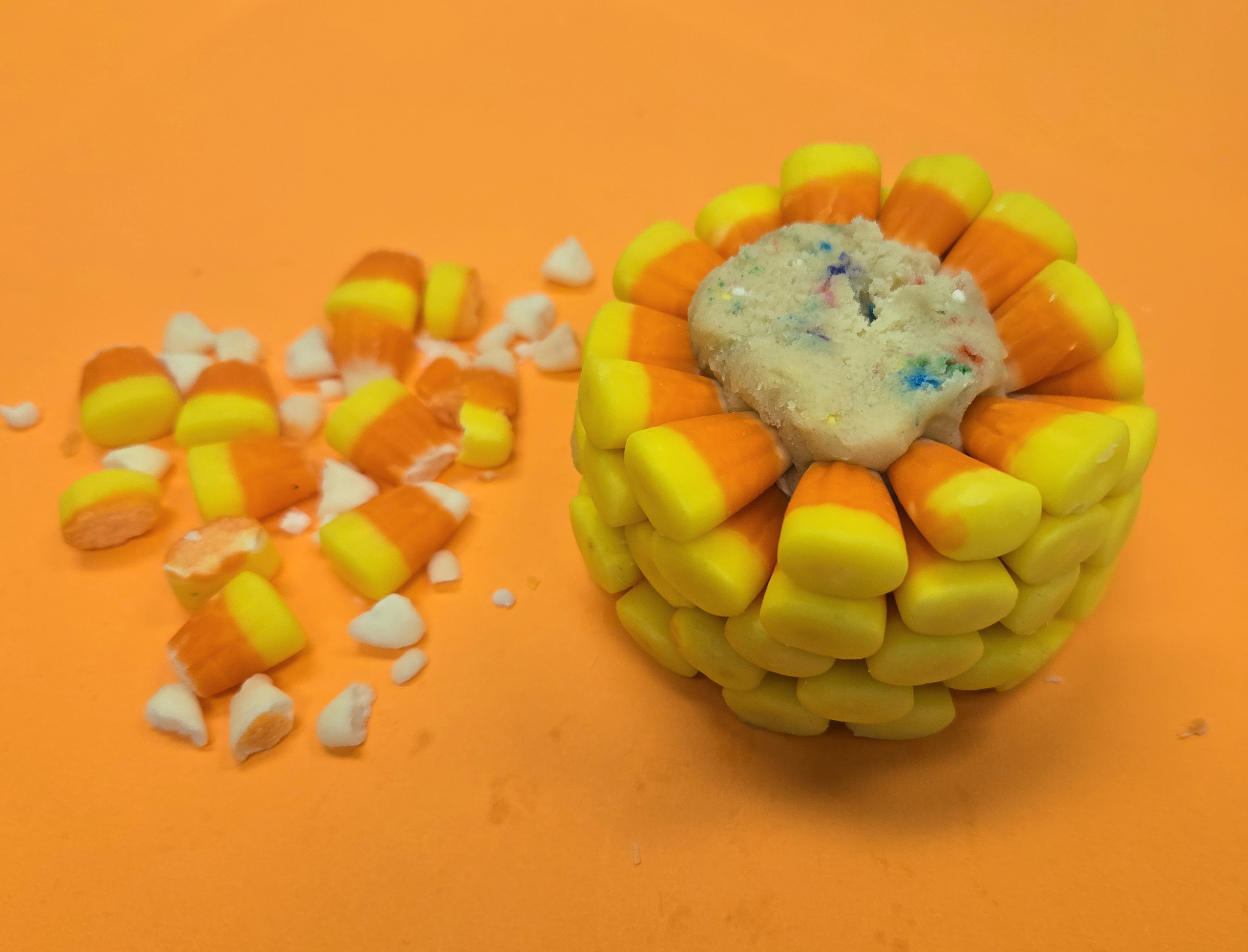 Candy corn cob a success!