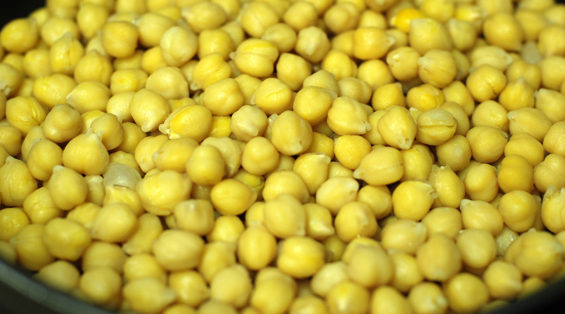 Chickpeas, a sweet menu option