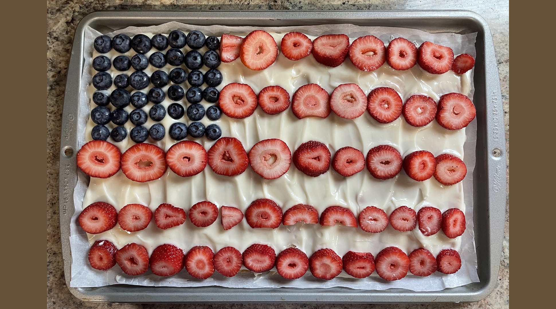 4th of July Fruit Pizza