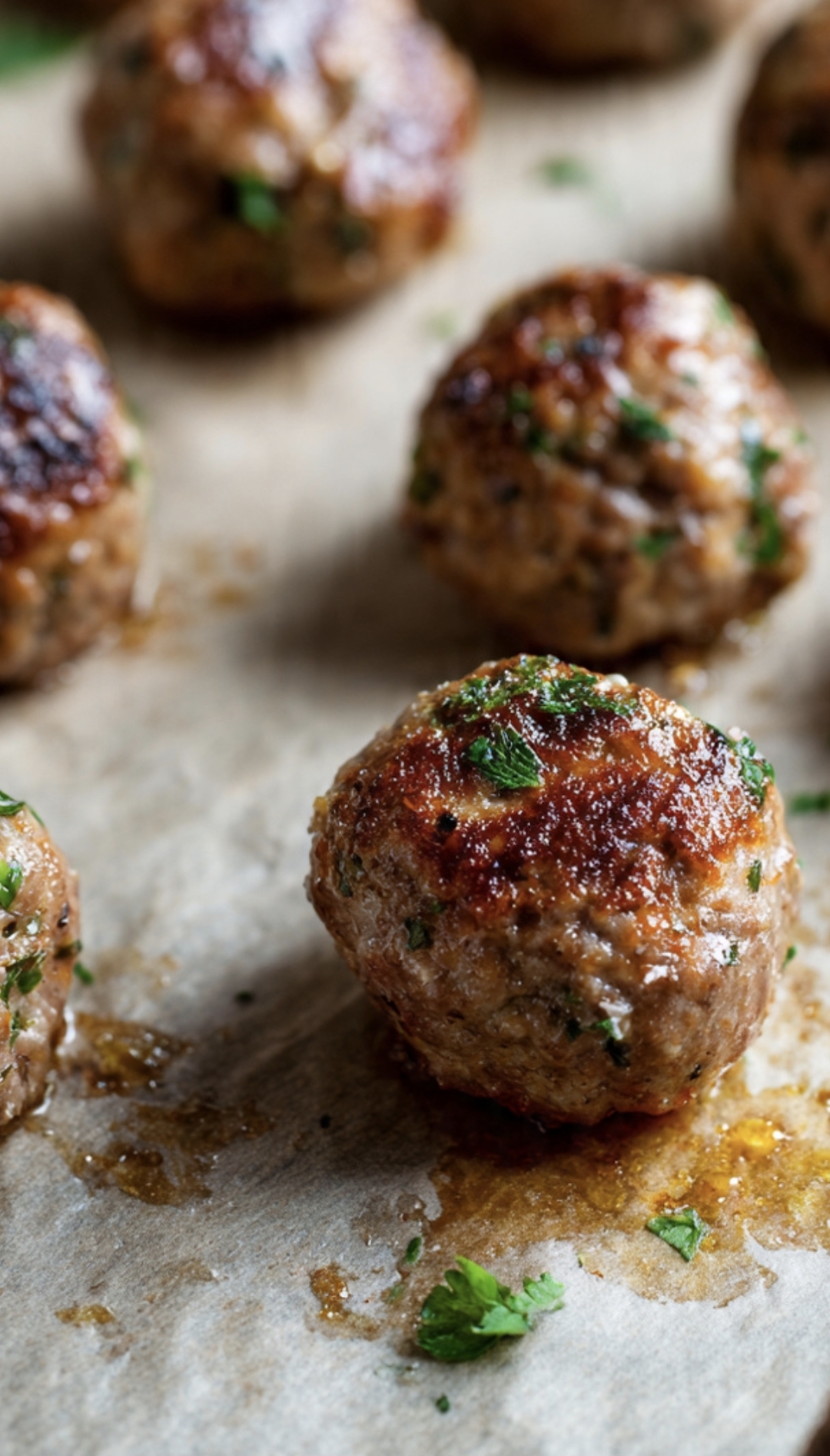 pork and beef meatballs