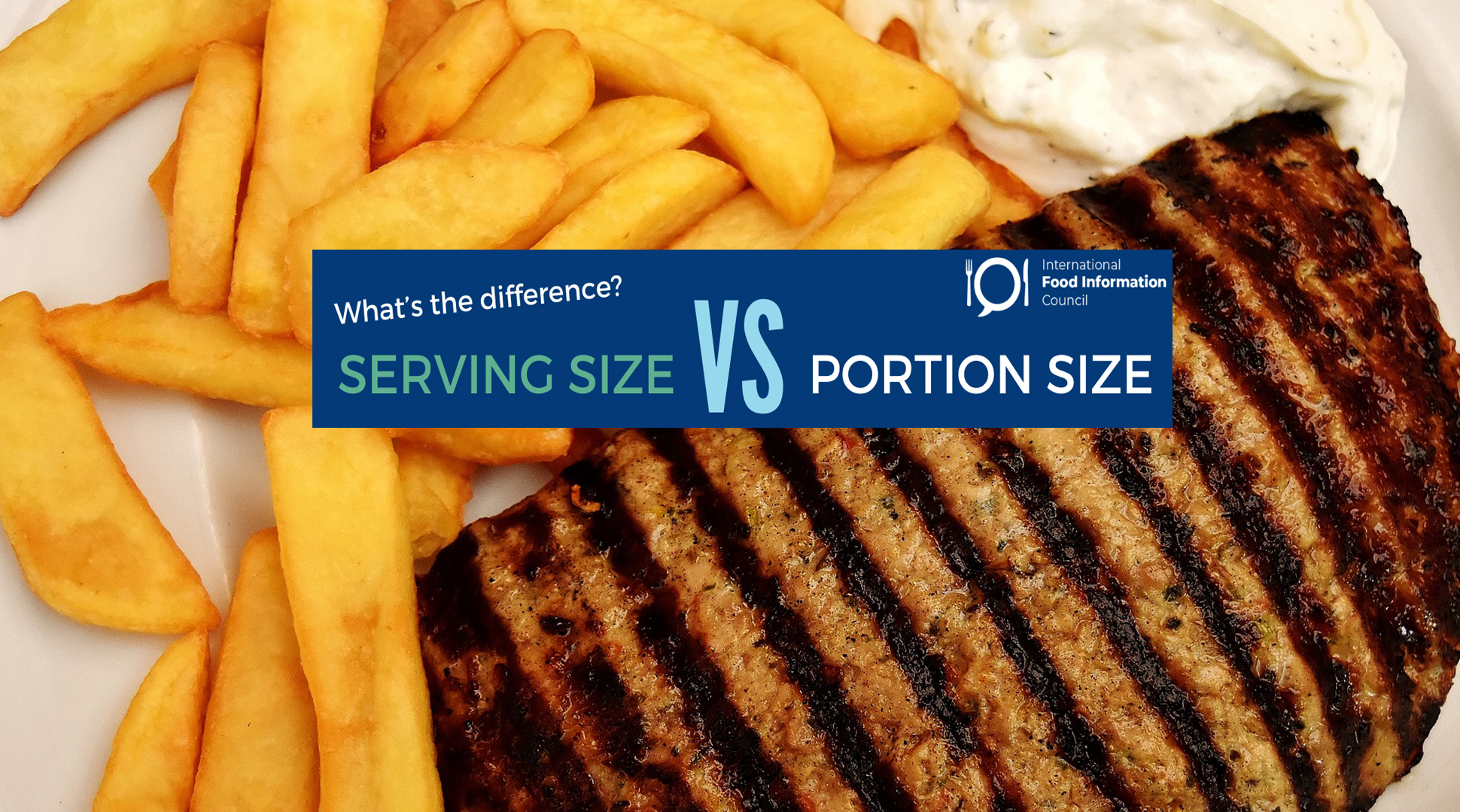 Portion versus serving size