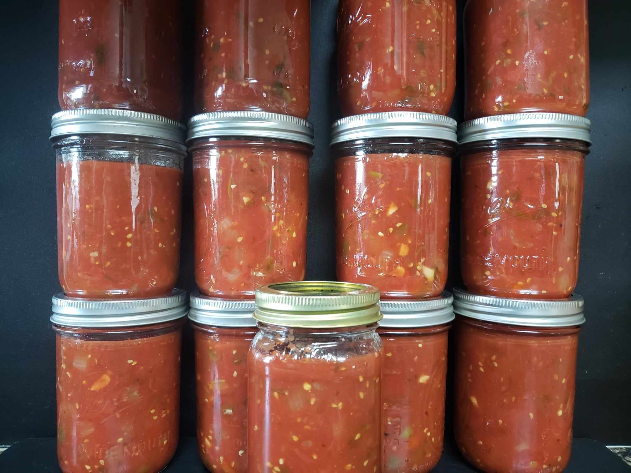 Delicious Homemade Canned Salsa