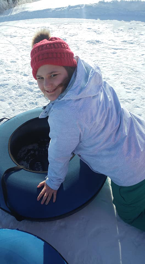 Snow fun! Tubing can be invigorating and good exercise too.