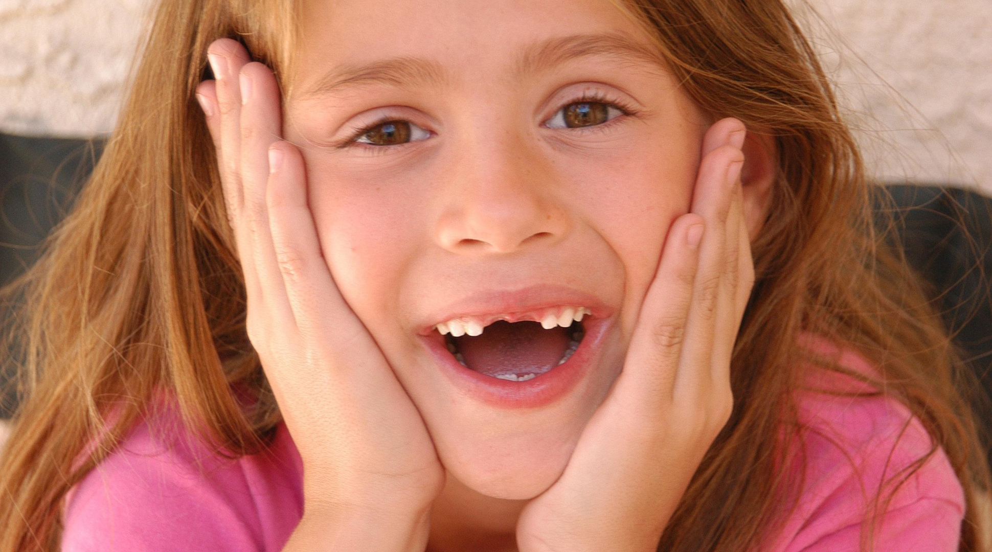 Pink teeth and plaque
